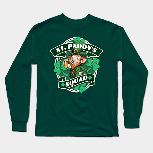 St. Paddy's Squad Long Sleeve T-Shirt by MonkeyLogick